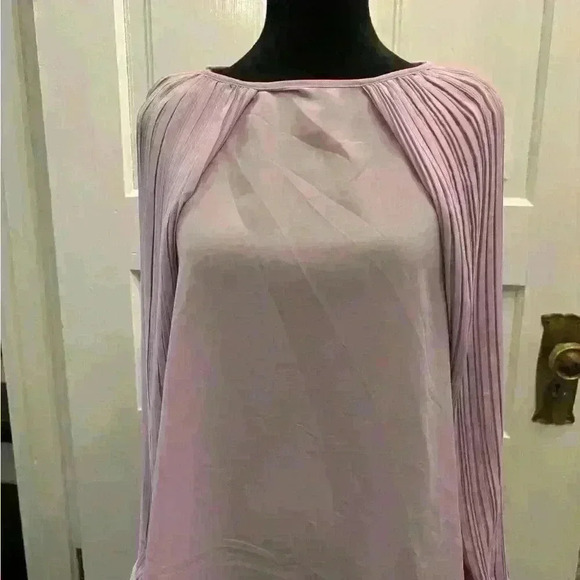 Zara Light Purple Blouse With Separate Bell Sleeves Sz Small - Picture 2 of 4